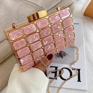 NEW * Pink Clutch Purse